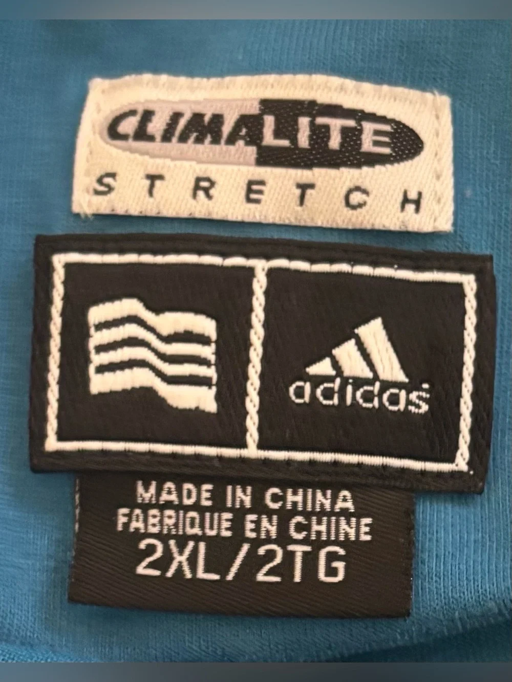 Adidas Mens LS long sleeve collared shirt Size 2XL/extra extra large climalite